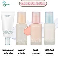 Code Glokolor Fix-on Primer & Oil Cut Mineral Sun Base Oil Control, Moisturizing, Tone Enhancement