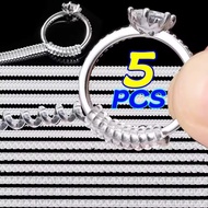 Invisible Ring Size Adjuster 10cm TPU Transparent, 4 Styles for Loose Rings, Non-Fade Jewelry Protec