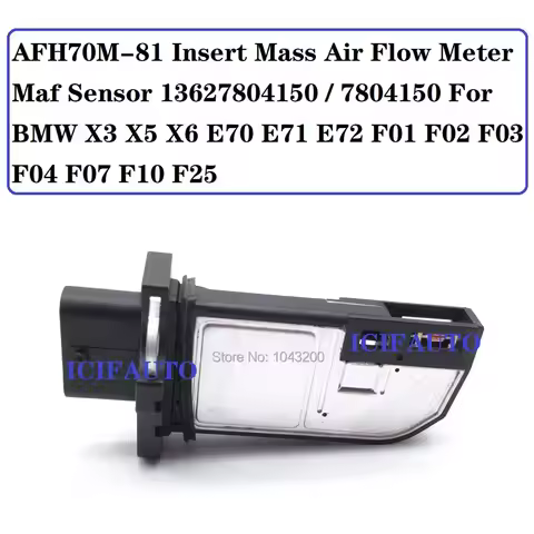AFH70M-81 Mass Air Flow Meter Maf Sensor 13627804150 / 7804150 For BMW X3 X5 X6 E70 E71 E72 F01 F02