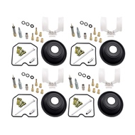 4 sets Carburetor Carb Repair Kit for Kawasaki ZRX400 ZRX-II ZR400C/E/F E1-E3 E4 1989-1997