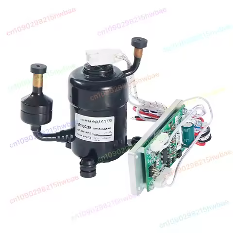 12V 24V 48V DC Air Compressor 450W High Power for Car Refrigerator Mini AC Cooling R134A Portable Fr