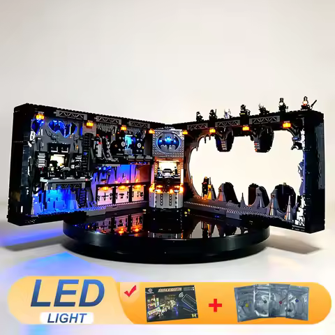 LED Light Kit For LEGO 76252 Batcave Shadow Box Lamp DIY Toys Christmas Gift (Not Include Building B