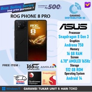 Hp Asus Rog Phone 8 Pro / Handphone Hand phone Asus Rog Phone 8Pro 16/512Gb Resmi Asus Indonesia