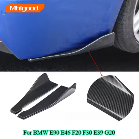 48CM Side Skirt For BMW E90 E46 F20 F30 E39 G20 Accessories Universal Extension Protector Rear Bumpe