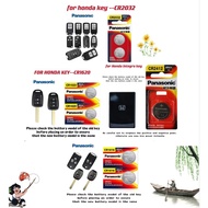 Button type lithium  battery dedicated to  HONDA  car remote control keys--CR2032/CR1616/CR1620/CR24