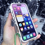 เคสกันกระแทกกรอบโลหะสกรูหุ้มสำหรับ iPhone 17 Pro Max 16e 15Plus 14 Pro13 12 Pro Max เคสเคสกันกระแทกอ