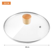Onetwone Universal type round pan cover Explosion proof glass pan cover 22cm/24cm/26cm/28cm glass pa