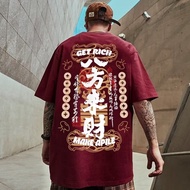 JAPANESE T-SHIRTS GET RICH BIGSIZE ML XL XXL XXXL XXXXL XXXXXXL(6XL)JAPANESE DISTRO T-SHIRTS WOMEN'S
