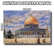 WALL DECORATION AL AQSA PALESTINE MOSQUE IMAGE POSTER LARGE SIZE 75x50cm 100x50cm 100x70cm 150x100cm
