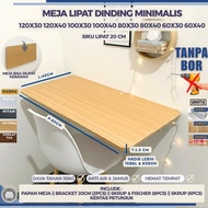 WALL-MOUNTED FOLDING TABLE 100X40 100X30 80X40 80X30 60X40 60X30 ONE SET TABLE WITHOUT DRILL COMPUTE