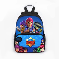 13inch 34cm Game Brawl Stars Backpack School Bag Back to School Kids Book Bag Mochila Kindergarten P