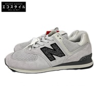New Balance US574MS1 施華洛世奇標誌低筒運動鞋，尺寸 28 (2E)，近全新（二手）