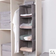 Hanging Fabric Wardrobe Shelf Closet Wardrobe Storage Box
