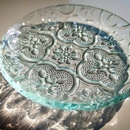 海棠花 特色盤 窯燒玻璃