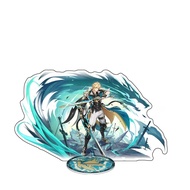 Standee Anime Genshin Impact Varka Acrylic mica model study table decoration room decor gamer gift h