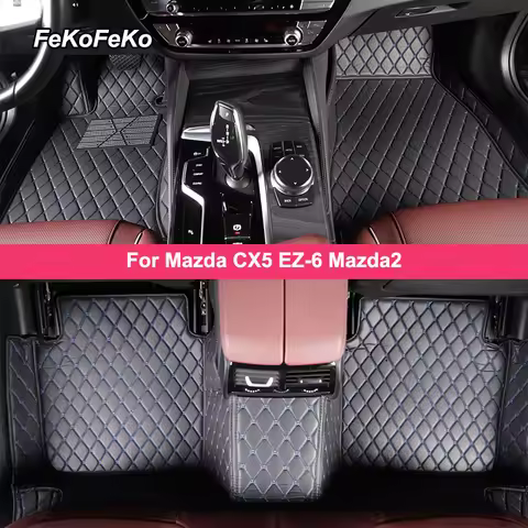 Custom Car Floor Mats For Mazda CX5 EZ-6 Mazda2 Auto Carpets Foot Coche Accessorie