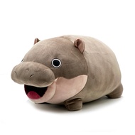 【Nuxer】ตุ๊กตา Moo Deng Hippo Plush Toy ตุ๊กตาฮิปโป ของเล่นตุ๊กตา ของขวัญสำหรับเด็ก