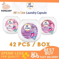 Walch Ar Fum Laundry Detergent Capsule Gel Pods Sabun Candy Kapsul Cuci Pakaian 42pcs x 12g