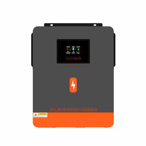 PowMr 6.2KW Grid Tie Off-Grid Hybrid Inverter DC 48V 220/230V AC and 120A MPPT Solar Charger Solar P