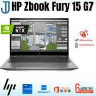 Hp Zbook Fury 15 G7 [NVIDIA RTX] Intel Core i7 -10Th Gen | 16GB RAM /1TB SSD| Workstation Laptop