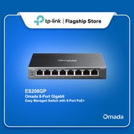 TP-Link ES208GP | 8-Port Gigabit PoE Switch | 8 PoE+ Ports | Heavy-Duty | Plug & Play