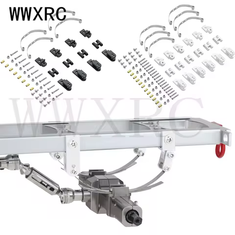 WPL 1/16 Military Truck Metal Steel Leaf Spring Suspension Set for WPL B1 B14 B-14 B16 B24 B-24 C14