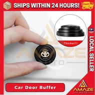 [Black] Silicone Car Door Soft Close Pad Absorber Pad Sound Proof Rubber Door Buffer[Amaze Autoparts