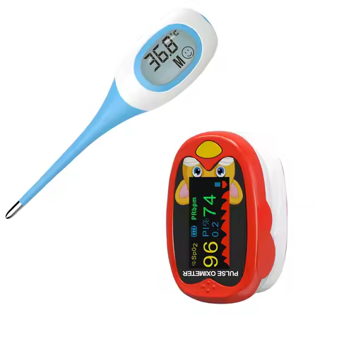 Baby Thermometers Pulse Oximeter Finger Digital Thermometer Accurate Oral Armpit Temperature Reading