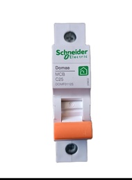 MCB SCHNEIDER NEW DOMAE ELECTRIC 1PHASE 2A 4A 6A 10A 16A 20A 25A 32A SNI BREKER PEMUTUS TEGANGAN LIS