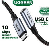 UGREEN 1 meter USB C Extension Cable USB Type C 3.1 Gen 2 Male to Female Fast Charging & Audio Data 