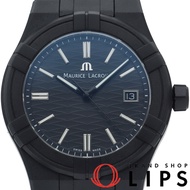 Maurice Lacroix Aikon Tide腕錶 40毫米 AI2008-00000-300-0，含錶盒、保固卡、塑膠/橡膠錶帶，男女通用款，黑色，成色極佳 [二手]