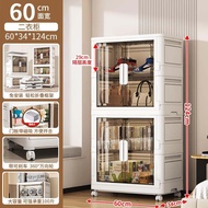 Tủ Đựng Đồ Trẻ Em Bằng Nhựa Gấp Gọn Không Cần Lắp Đặt Tủ Đựng Đồ Bằng Nhựa Đệm Từ Tính Rộng 60-80cm