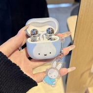 For huawei freeclip2 new earphone cover ins cute miff y rabbit freebuds6i/5i bluetooth wireless prot
