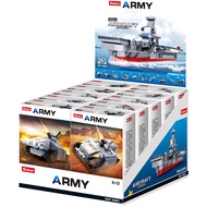 Sluban - 10 in 1 Army Bricks Building Blocks Aircraft Carrier M38-B0661 Boys Toys