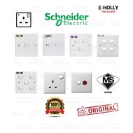 EHOLLY SCHNEIDER SWITCH SOCKET Home Use SIRIM Switch (1-5 Gang 13A 20A WATER HEATER Switch Socket)