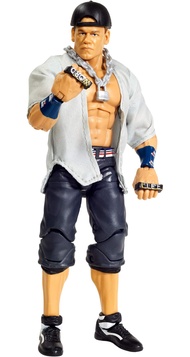 WWE John Cena Elite Series #76 Deluxe Action Figure with Realistic Facial Detailing, Iconic Ring Gea