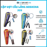 Badminton Racket, BOSHIKA 777 Badminton Racket Pair, Aluminum Alloy Badminton Racket Set High Quality Ultra Lightweight Foam Handle