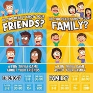 OSSDE Do you really know your Friends / Family The Ultimate Party Game for Adults and Teens
