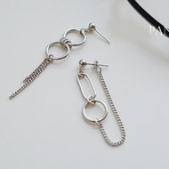 [HCM]Bông tai sole 2 bên sáng bóng khuyến mãi rẻ đẹp phong cách cá tính phụ kiện trang sức idol hàn 