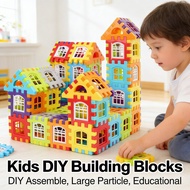 [Upgraded Version] House Building Blocks Kids Assemble Toys