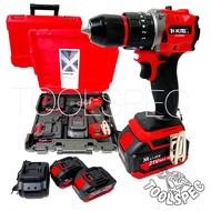 (SERIES XR)THAKITEC สว่านกระแทกไร้สาย 3 ระบบ บัลเลส 10 มม. แรงบิด 120 NM. แบตลิเธียม XR 21VMAX 4000m