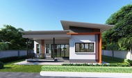 Elegant Modern Single-Story 1-Bedroom 1-Bathroom House with 72 sqm Space