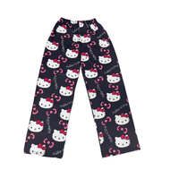 GOOTRADES Kawaii Kitty Cat Trousers Thin Bowknot Nightwear Women Comfortable High Waist Cat Pants Da