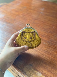 材料包/DIY刺繡貓咪口金零錢包/手縫口金包