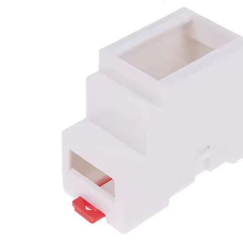 1PC DIN Rail PLC Junction Box Plastic Project Case 4Colors Electronics Box 88x37x59mm 35-Rail Mounti