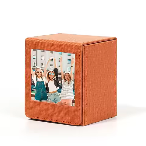 Instant Camera 4 inch-Photo Storage Box Large Capacity PVC Photograph Case High Quality for /Fujifil