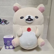 日版 牛奶熊 「食到脹卜卜~」絨毛大公仔 大毛公仔 Rilakkuma 鬆弛熊 拉拉熊 小白熊 奶油熊 甜心熊 Korilakkuma San-X 景品