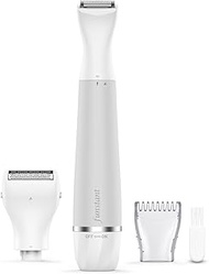 US007θ±ζ―03 Bikini Trimmer, Funstant Electric Razor for Women with Comb, Cordless Safe Hair Trimmer Fl