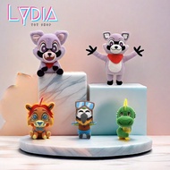 LYDIA Indigo Park Plush Cute Raccoon Horror Game Periphery Stuffed Toys Kids Gifts