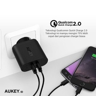 aukey wall charger 2port charger